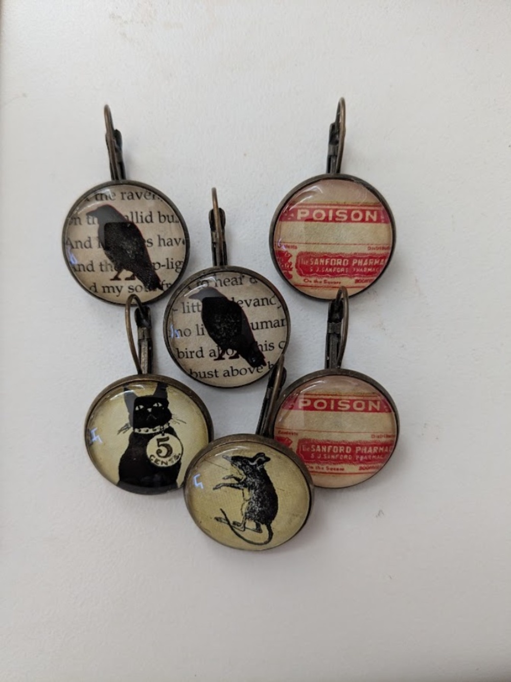 Three Pairs Halloween Earrings